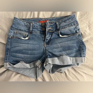 Wax jeans shorts booty lifting